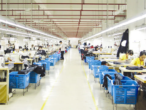 成都圣浪服飾有限公司,C車(chē)間